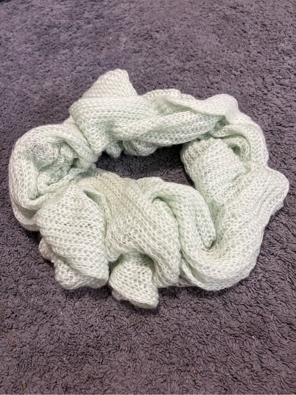 NWOT Rue 21 sea-foam green textured infinity scarf